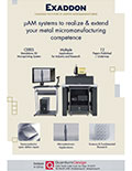 Exaddon CERES Brochure - 3D Metal Printing at Micrometer Scale